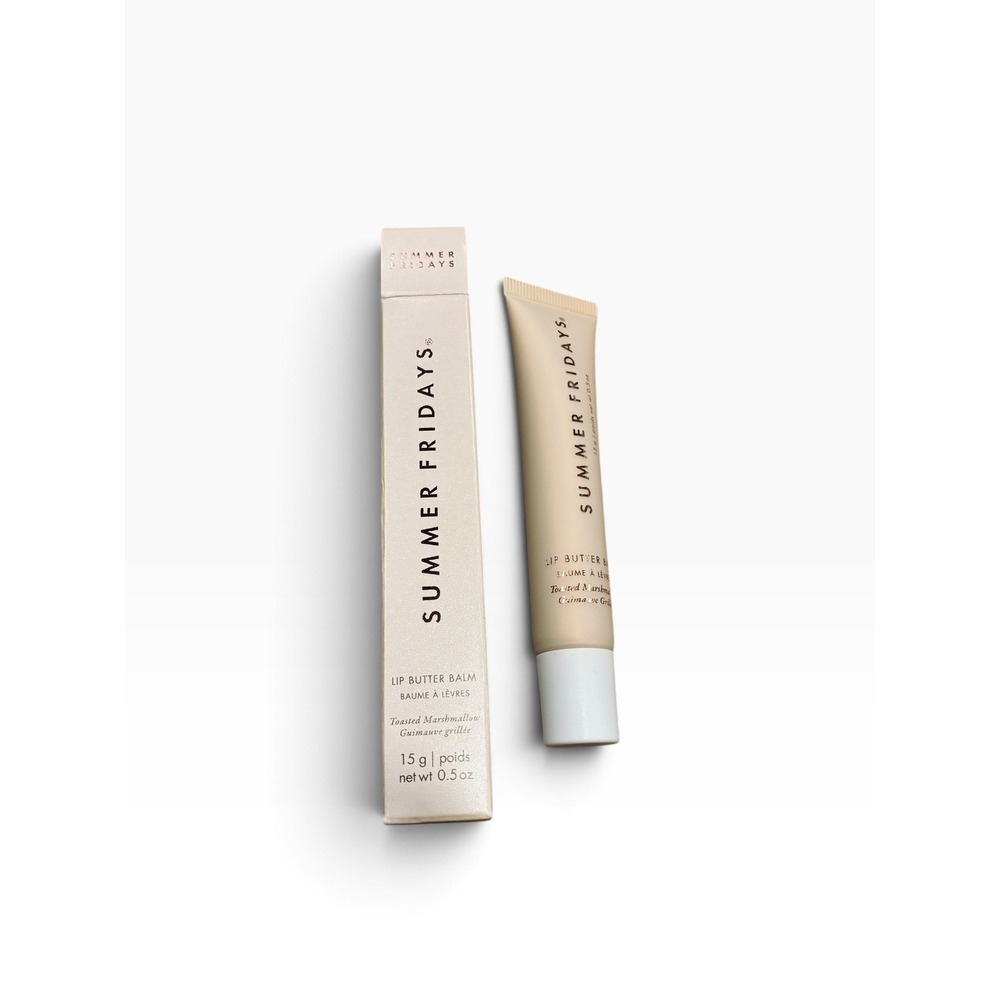 Summer Fridays Lip Butter Balm Toasted Marshmallow 0.5 oz NIB